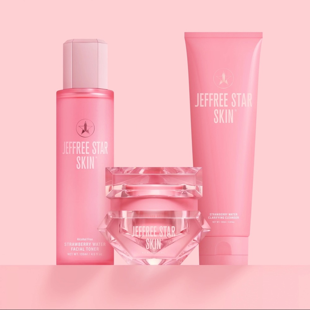 Jefree Star Everyday Bundle Strawberry. Only used once. Clean home. $45 obo